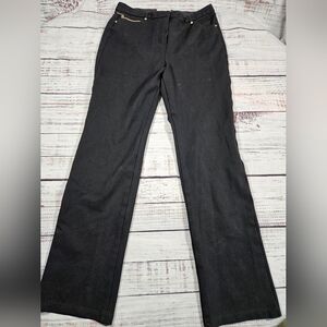 M&S Per Una Women’s Dress Pants US 8 UK 12 Black Straight Leg
